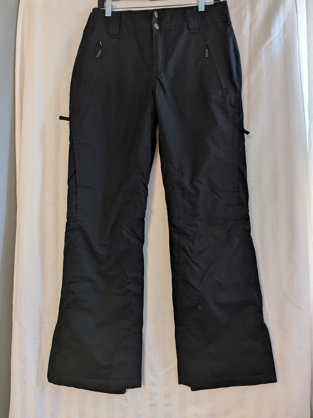 Columbia Womans Black Boot-Cut Snow Pants SMALL IN ECCELLENT CONDITION